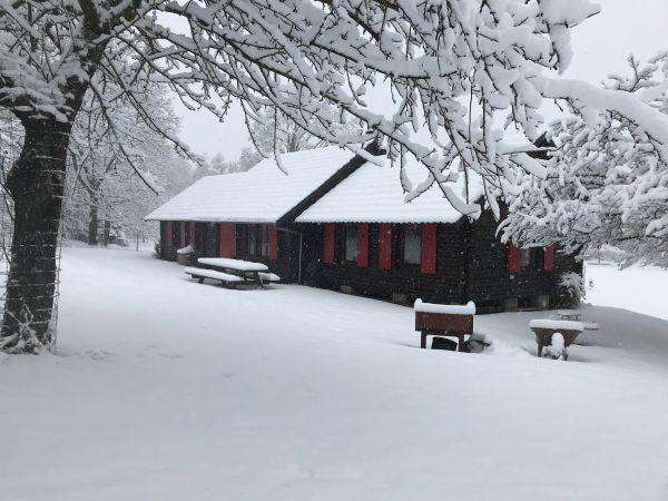 Chalet en hiver
